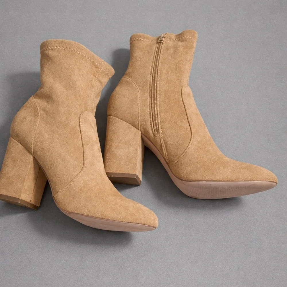 Madden girl Rangerr tan micro boots